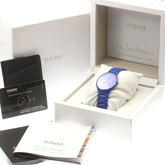 Rado Other - RADO True Thinline Couleur Corbusier blue Dial Quartz Men's